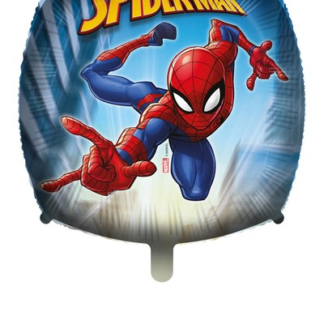 Palloncino Spiderman 18" Con Pesetto E Nastrino