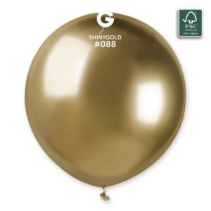 Palloncini In Lattice Chrome Oro 19" - 48 cm