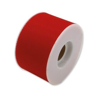 Rotolo Tulle 5 cm x 50 mt Rosso