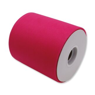 Rotolo Tulle 12,5 cm x 100 mt Fucsia