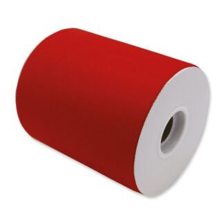 Rotolo Tulle 12,5 cm x 100 mt Rosso