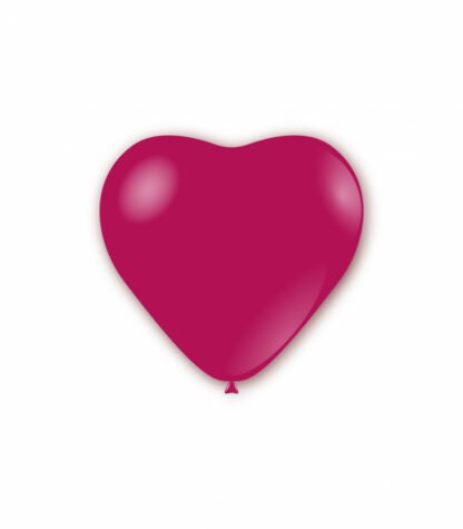 Palloncini Pastello Cuore 12" - 30 cm Fucsia