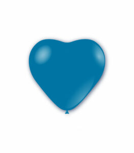 Palloncini Pastello Cuore 11" - 25 cm Blu