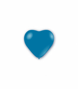 Palloncini Pastello Cuore 6" - 15 cm Blu