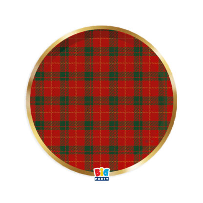 Piatti 22 cm Tartan Gold