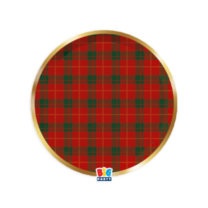 Piatti 18 cm Tartan Gold