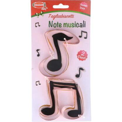 Tagliapasta note musicali 2 pezzi