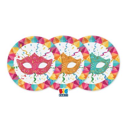 Piatto 18 cm Carnevale