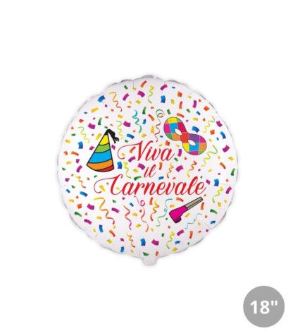 Palloncino Foil Viva il Carnevale